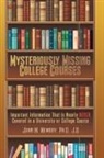 John M. Memory - Mysteriously Missing College Courses