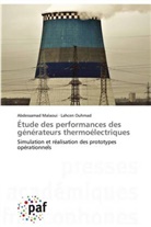 Abdessamad Malaoui, Lahcen Ouhmad - Étude des performances des générateurs thermoélectriques