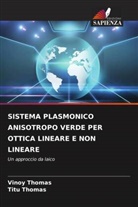 Titu Thomas, Vinoy Thomas - SISTEMA PLASMONICO ANISOTROPO VERDE PER OTTICA LINEARE E NON LINEARE