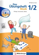 Wolfgang Junge, Jutta Wetzel - Das Übungsheft Musik 1/2, m. 1 Audio-CD