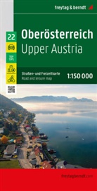 freytag &amp; berndt - Oberösterreich, Straßen- und Freizeitkarte 1:150.000, freytag & berndt