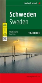 freytag &amp; berndt - Schweden, Straßenkarte 1:600.000, freytag & berndt