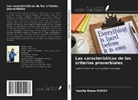 Vanilla Diane Dimisy - Las características de los criterios proverbiales