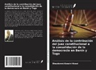 Dieudonné Kossivi Kossi - Análisis de la contribución del juez constitucional a la consolidación de la democracia en Benín y Togo