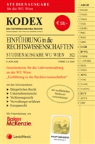 Werner Doralt - KODEX Einführung in die Rechtswissenschaften 2022 - inkl. App