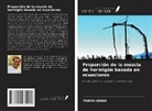 Tabish Izhar - Proporción de la mezcla de hormigón basada en ecuaciones