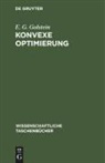 E. G. Golstein - Konvexe Optimierung