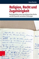 Anne Beutter - Religion, Recht und Zugehörigkeit