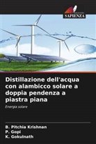 K. Gokulnath, P. Gopi, B. Pitchia Krishnan - Distillazione dell'acqua con alambicco solare a doppia pendenza a piastra piana