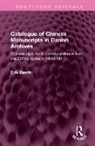 Erik Baark - Catalogue of Chinese Manuscripts in Danish Archives