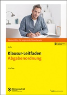 Thomas Große - Klausur-Leitfaden Abgabenordnung