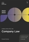 Cowan Ervine, Ervine Cowan - Core Statutes on Company Law 2022-23