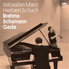 Johannes Brahms, Niels Wilh Gade, Sebastian Manz, Herbert Schuch, Robert Schumann - Brahms Schumann Gade, 1 Audio-CD (Audiolibro)