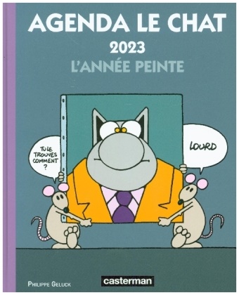 Geluck, Philippe Geluck - Agenda Le Chat 2023 : l'année peinte