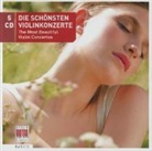 Various - Die schönsten Violinkonzerte, 5 Audio-CDs (Audio book)