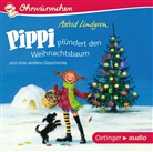 Astrid Lindgren, Kay Poppe, Ursula Illert - Pippi plündert den Weihnachtsbaum und eine weitere Geschichte, 1 Audio-CD (Audio book)