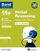 Bond 11+, Frances Down, Frances Bond 11+ Down, Down Frances - Bond 11+: Bond 11+ Verbal Reasoning Up to Speed Assessment Papers