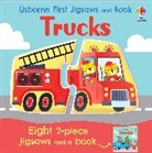 Abigail Wheatley, Wheatley Abigail, Elisa Ferro - Trucks : Usborne First Jigsaws and Book