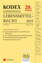 Werner Doralt - KODEX Lebensmittelrecht 2022 - inkl. App
