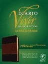 Tyndale Bible - Biblia de Estudio del Diario Vivir Ntv, Letra Grande (Sentipiel, Café/Café Claro, Letra Roja)