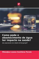 Mbiadjeu-Lawou Sosthène Parole - Como pode o abastecimento de água ter impacto na saúde?