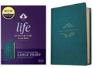 Tyndale - NKJV Life Application Study Bible, Third Edition, Large Print (Leatherlike, Teal Blue, Red Letter)