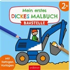Corina Beurenmeister - Mein erstes dickes Malbuch ab 2 - Baustelle