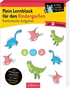 Hannah Lang, Sophia Schrade - Mein Lernblock für den Kindergarten - Kunterbunte Aufgaben