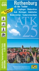 Landesamt für Digitalisierung Breitband un, Breitband und Vermessung Landesamt für Digitalisierung - ATK25-G05 Rothenburg ob der Tauber (Amtliche Topographische Karte 1:25000)
