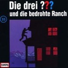 Alfred Hitchcock, Oliver Rohrbeck, Jens Wawrczeck - Die drei Fragezeichen und . . ., CD-Audio - 33: Die bedrohte Ranch, 1 Audio-CD (Audio book)