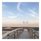 Doppelkarte / Relax Steg Strand // quadratisch