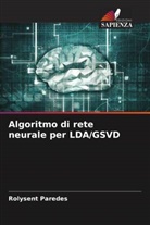 Rolysent Paredes - Algoritmo di rete neurale per LDA/GSVD