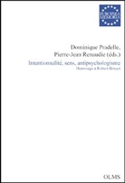 Dominique Pradelle, Renaudie, Pierre-Jean Renaudie - Intentionnalité, sens, antipsychologisme