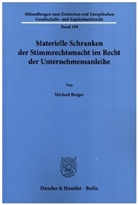 Michael Berger - Materielle Schranken der Stimmrechtsmacht im Recht der Unternehmensanleihe.