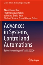 Valentina  Emilia Balas, Valentina Emilia Balas, Akash Kumar Bhoi, Valenti Emilia Balas et al, Pradeep Kumar Mallick, Pradeep Kumar Mallick... - Advances in Systems, Control and Automations