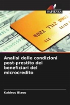 Kabirou Biaou - Analisi delle condizioni post-prestito dei beneficiari del microcredito