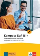 Birgit Braun, Nadja Fügert, Friederike Jin, Friederike u a Jin, Ilse Sander, Nicole Schäfer... - Kompass DaF B1+ : Deutsch für Studium und Beruf : Medienpaket mit 2 Audio-CDs und 1 DVD (Audio book)