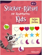 Christine Thau, Christine Thau - Sticker-Rätsel für Kindergarten-Kids. Farben und Formen