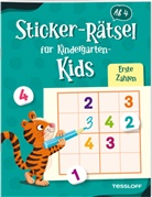 Christine Thau, Christine Thau - Sticker-Rätsel für Kindergarten-Kids. Erste Zahlen