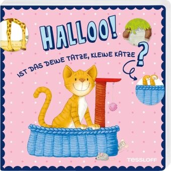 Bianca Linster, Sandra Reckers, Sandra Reckers - Halloo! Ist das deine Tatze, kleine Katze? - Klappenbuch für Kinder ab 24 Monaten