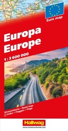 Hallwag Kümmerly+Frey AG, Hallwag Kümmerly+Frey AG - Hallwag Strassenkarte Europa 1:3,6 Mio.