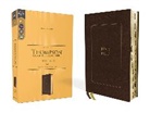 Zondervan - KJV, Thompson Chain-Reference Bible, Large Print, Leathersoft, Brown, Red Letter, Thumb Indexed, Comfort Print