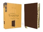 Zondervan - KJV, Thompson Chain-Reference Bible, Genuine Leather, Calfskin, Brown, Red Letter, Thumb Indexed, Comfort Print