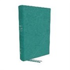 Thomas Nelson, Thomas Nelson - Nkjv, Word Study Reference Bible, Leathersoft, Turquoise, Red