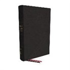Thomas Nelson - NKJV, Word Study Reference Bible, Bonded Leather, Black, Red Letter, Comfort Print