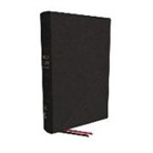 Thomas Nelson - KJV, Word Study Reference Bible, Bonded Leather, Black, Red Letter, Comfort Print