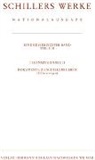Martin Schalhorn - Werke. Nationalausgabe: Schillers Werke. Nationalausgabe