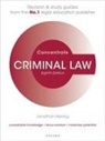 Jonathan Herring, Jonathan (Professor of Law Herring, Herring Jonathan - Criminal Law Concentrate