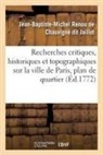 Jaillot-j-b-m, Jean-Bap Renou de Chauvigné Dit Jaillot, Jean-Baptiste-Michel Renou de Chauvigné Dit Jaillot - Recherches critiques, historiques
