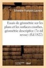 Silvestre-François Lacroix, Lacroix-s-f - Essais de geometrie sur les plans